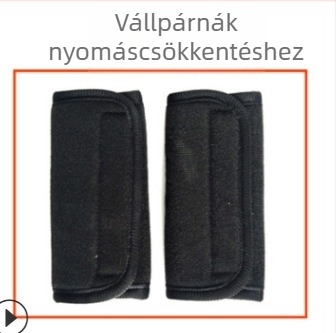 Légáteresztő korrigáló öv dekompressziós párnával, vállövvel és hónalj párnával