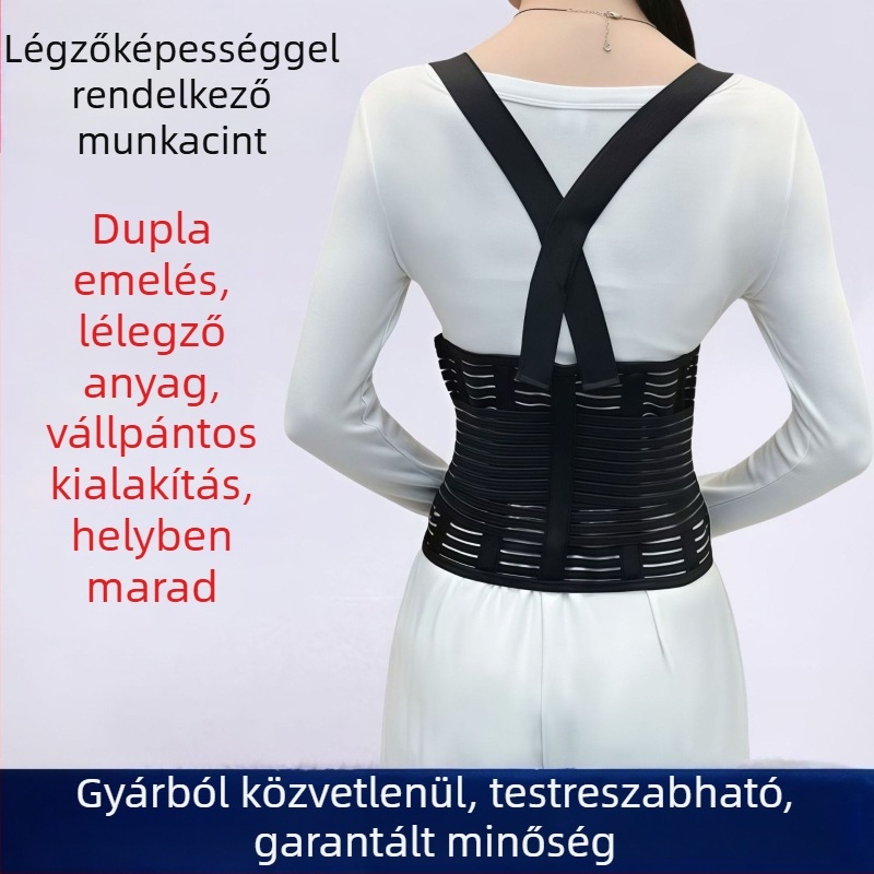 Csípővédő öv, állítható, poliészter rostos anyagból, felnőtteknek, rögzített öv
