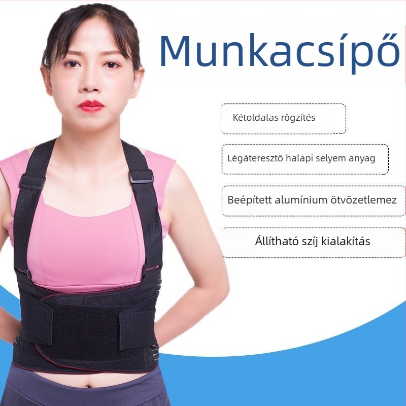 Csípővédő öv, állítható, poliészter rostos anyagból, felnőtteknek, rögzített öv
