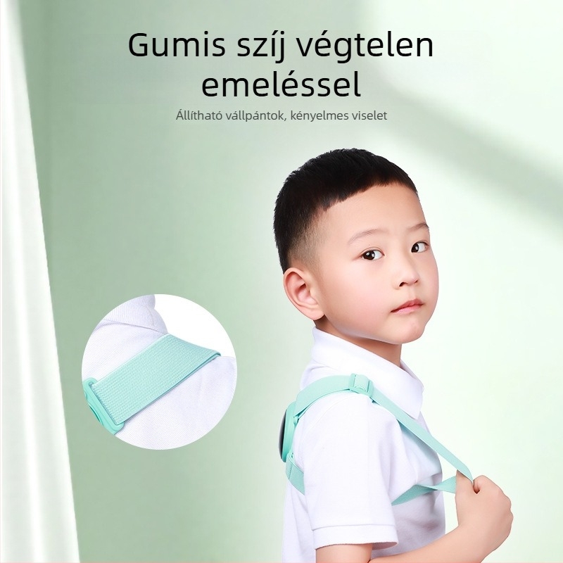 Tartásjavító háti öv - Modell YKS-8085, poliészter, hát egészség és testtartás támogatására, 1 hónap garancia