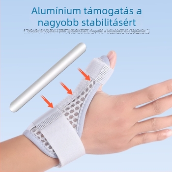 Nagyujj-fixáló öv cellás mintával – kéz ízületeinek támogatása sportos sérülések rehabilitációjához; Anyagok: nylon, spandex, pamut; Logónyomtatás elérhető; Testreszabás elérhető
