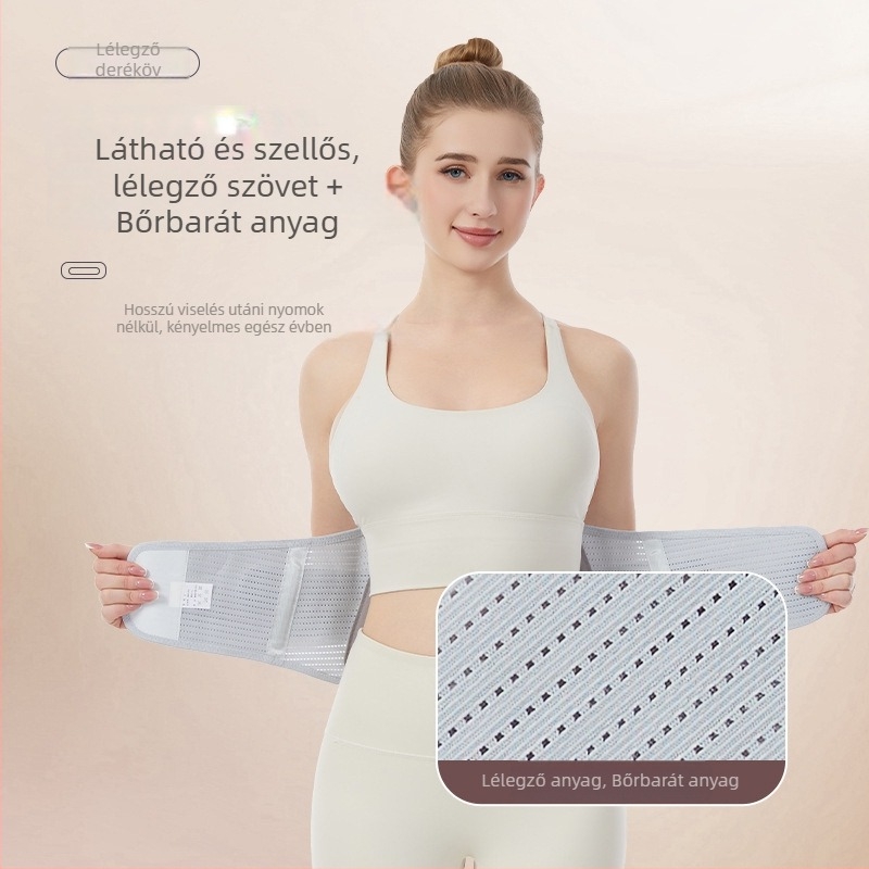 Légáteresztő deréktámasz öv – lumbális védelem, R13 Thick Mesh, poliészter, univerzális használat edzéshez, futáshoz és kerékpározáshoz