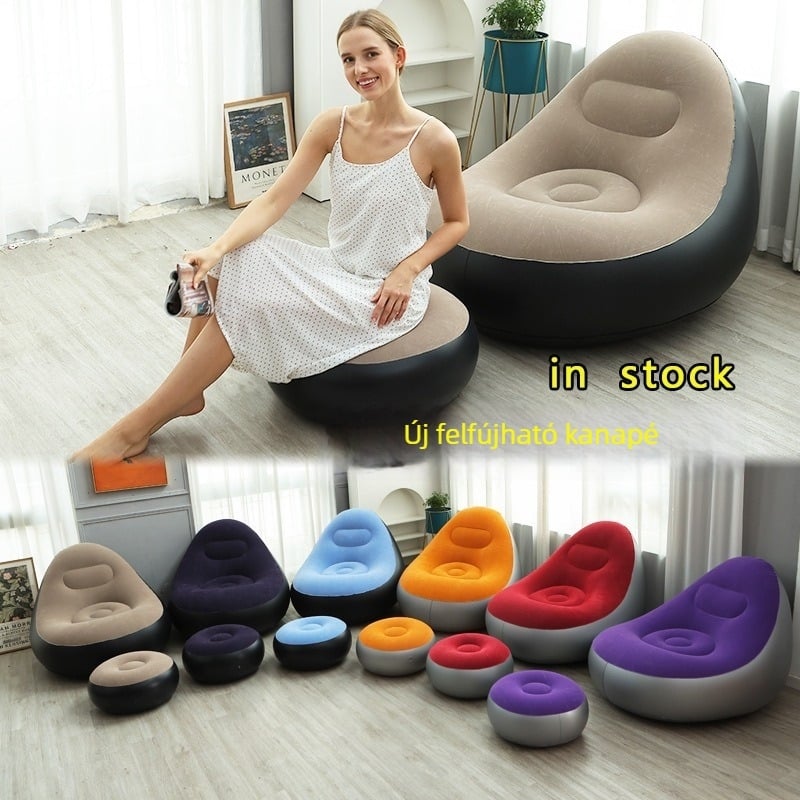 Felfújható kanapé Leyu, bean bag chair, modern egyszerű stílus, felnőtteknek, 1500 g (Anyag: Ordinary pvc; Márka: Leyu; Stílus: Bean bag chair, Modern simplicity; Alkalmas: Felnőttek)