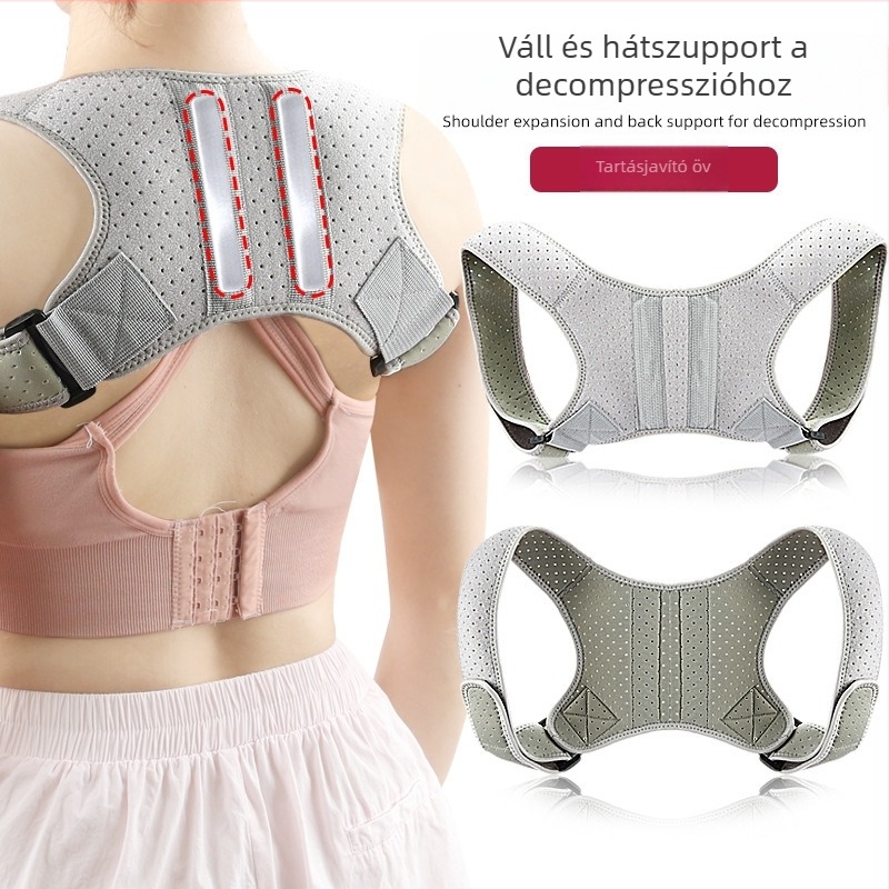 Tartásjavító öv – univerzális ülő testtartás, háti ortézis, lélegző, funkcionális támogatás, modell 009