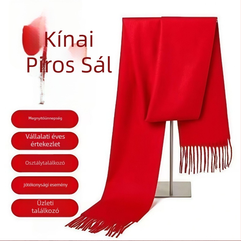 Kétoldalas mosott sál, imitáció kasmírral - Twill szövet, poliészter/akril