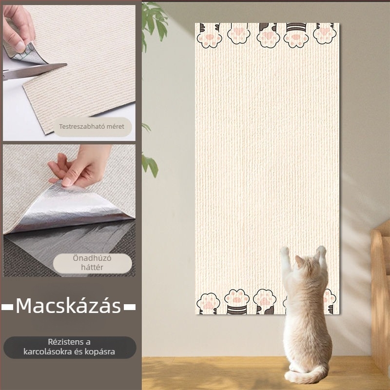 Macska vakaró falpanel megerősített kopásálló felülettel, nyomtatott függőleges falikép a bútorok védelmére. Márka: Other; Anyag: Other; Stílus: Egyszerű; Import: Nem