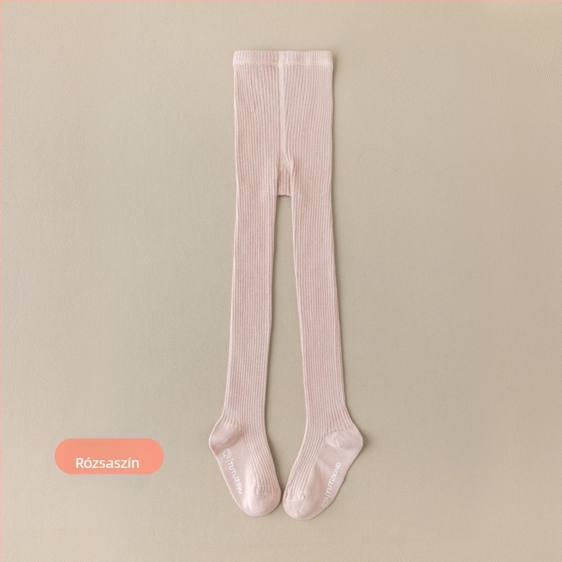 Lányok számára vékony pamut leggings tavasz–ősz, lélegző, 95% pamut, teljes hosszúságú, Osztály A