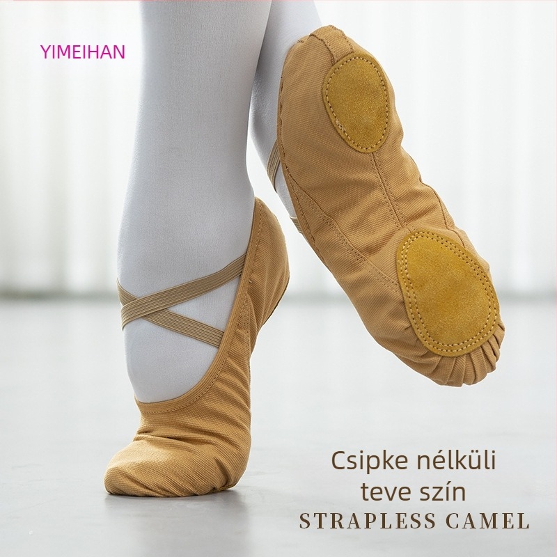 Yi Meihan férfi tánccipő, puha velúr talppal