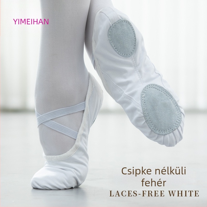 Yi Meihan férfi tánccipő, puha velúr talppal