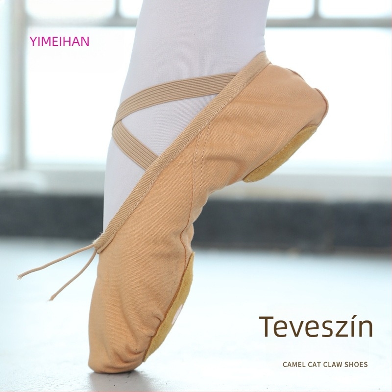 Yi Meihan férfi tánccipő, puha velúr talppal
