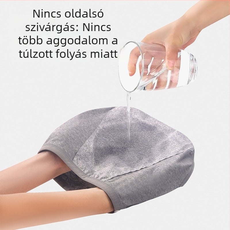 12 éves lányok menstruációs bugyija, szivárgásmentes, lélegző, antibakteriális, középmagas derekú