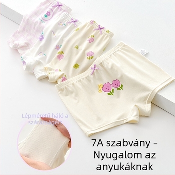 Plusz méretű lányoknak Modal Ice Silk alsónemű, középmagas derék, könnyű nyári rövidnadrág