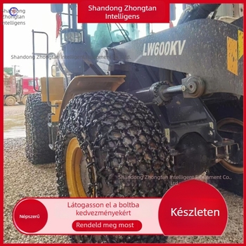 Villás targoncához csúszásmentes lánc, gumi védelem, egyszerű szétszedés és összeszerelés, márka Shandong Zhongtan Intelligent Equipment Co., Ltd