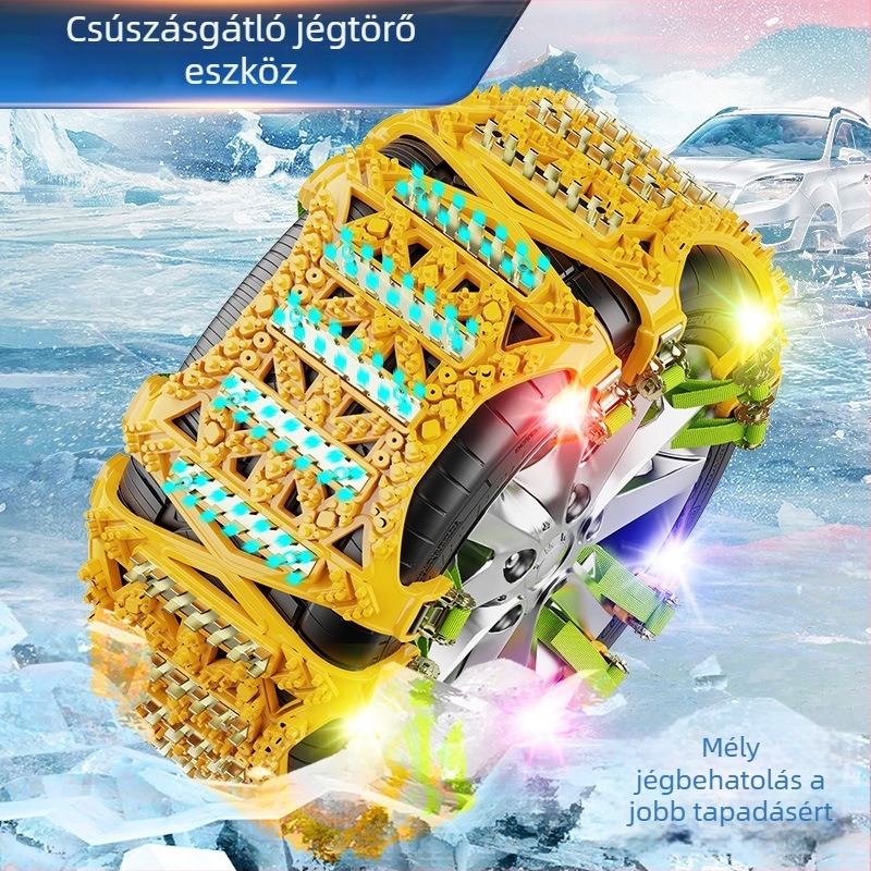 Univerzális hólánc gumikhoz, autók és SUV-k számára, csúszásmentes