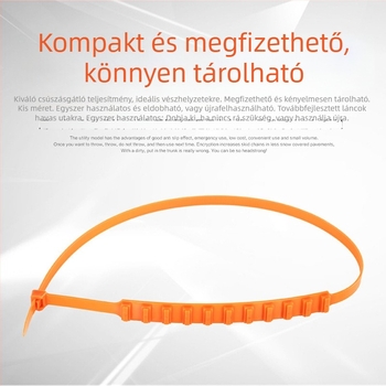 Univerzális téli autóláncok — csúszásgátló, off-road, sedan, SUV, minivan és kompakt autókhoz