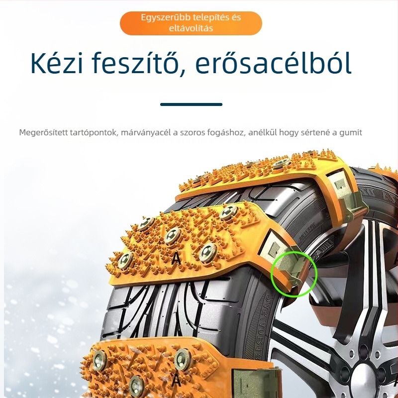 Autó havas lánc, univerzális terepjáró SUV-khoz és pickupokhoz - Ness, New Field modell