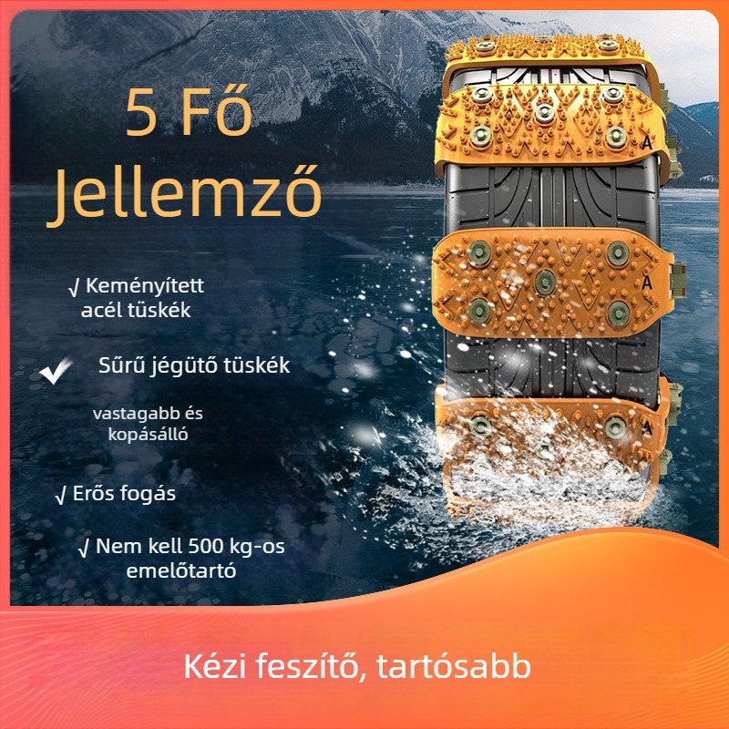 Autó havas lánc, univerzális terepjáró SUV-khoz és pickupokhoz - Ness, New Field modell