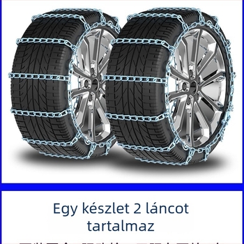 Standard acél csúszásgátló láncok autókhoz, kompatibilis Chery Tiggo 3xe7, Tiggo 8, Arrizo 5, GX5 Plus és Jetour X70/X90