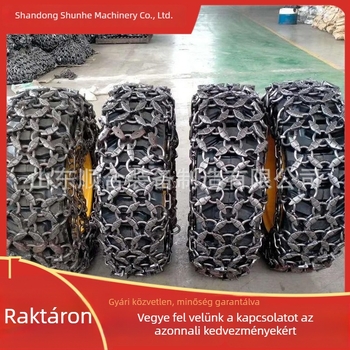 Kerekes rakodó gumivédő lánc Harmonious, stabil teljesítmény