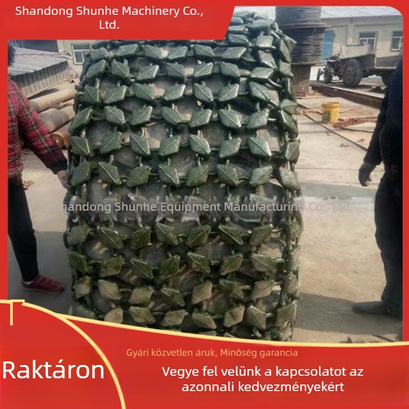 Kerekes rakodó gumivédő lánc Harmonious, stabil teljesítmény