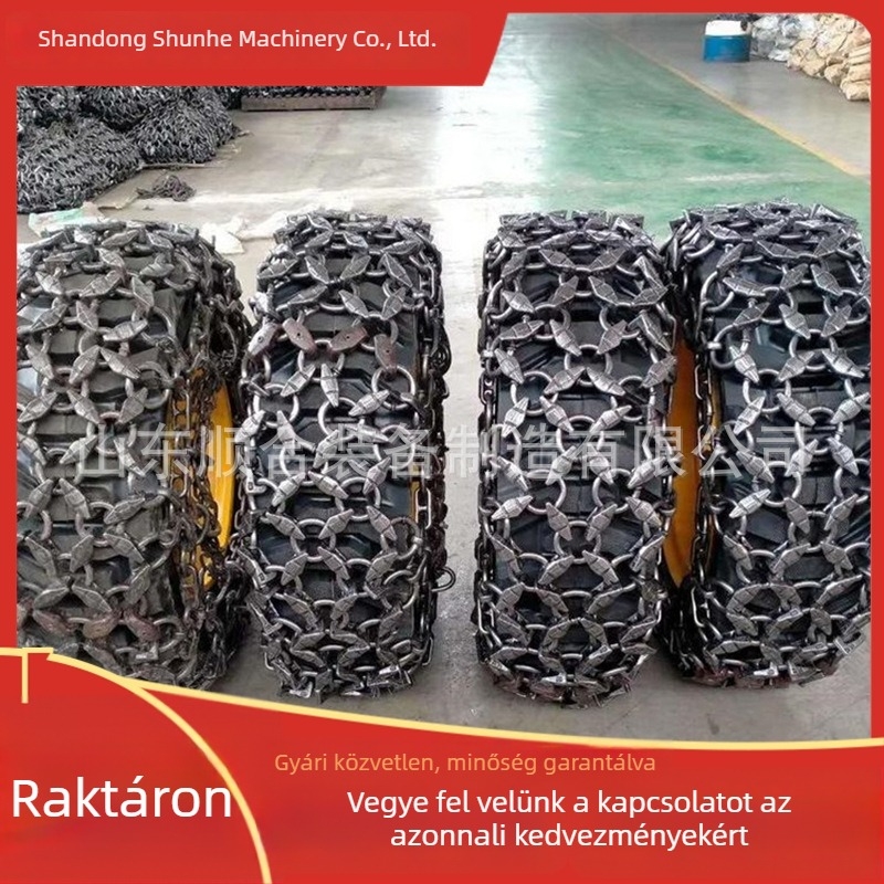 Kerekes rakodó gumivédő lánc Harmonious, stabil teljesítmény