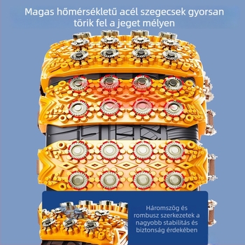 Gumi anti-slip láncok autókhoz, terepjáró és SUV számára, téli havazásra, univerzális, nem károsítja a gumikat, új modell