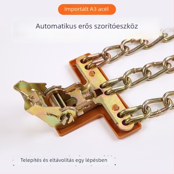 Eluton univerzális gumiabroncs-lánc autókhoz, SUV-khoz és pickupokhoz - Modell 003