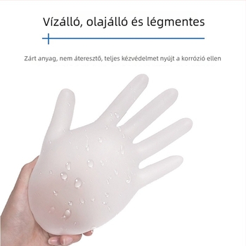 Egyszer használatos, steril orvosi sebészeti kesztyűk latex anyagból, egyedi csomagolásban