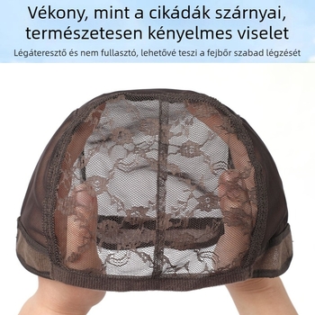 Férfi teljes fejperuka, valódi emberi haj, mechanizmusos készítés, Xuchang eredet