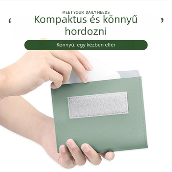 BUBM PU vízálló tápellátási kiegészítő táska – kézitáska-stílusú utazási tároló digitális eszközökhöz, többfunkciós, modell BM01381006