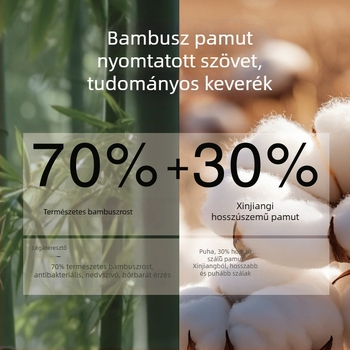 Újszülött babafogó takaró - bambusz-pamut, 300–500 g, négy évszakos, Wheat Weave A063001/A063004