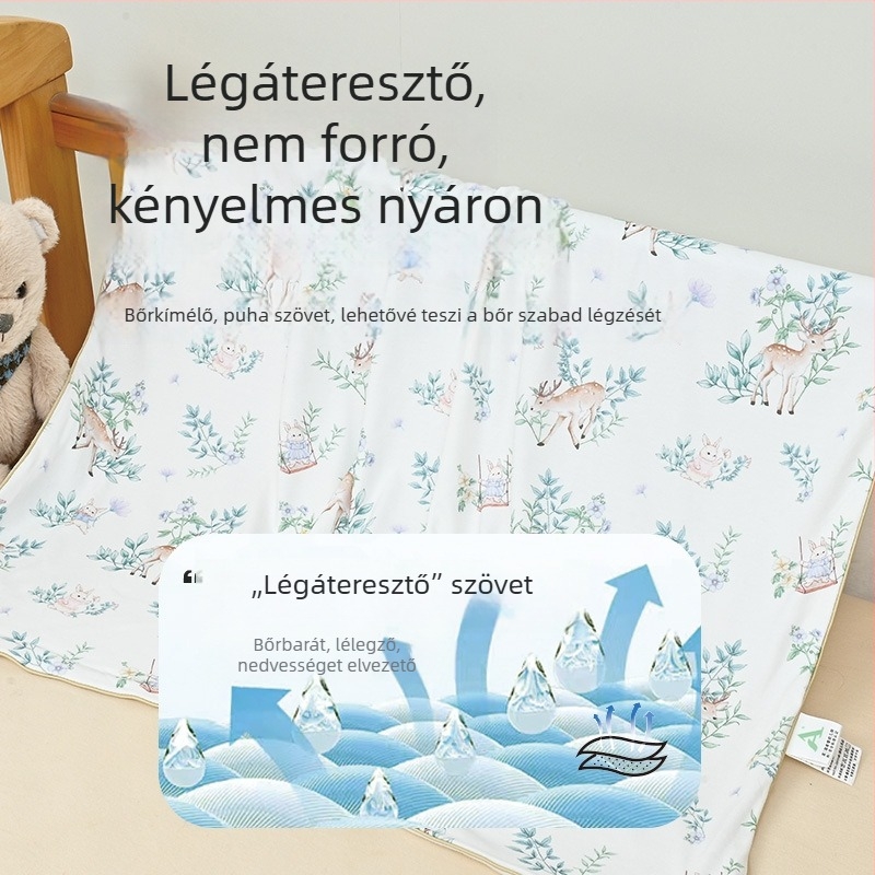 Újszülött babafogó takaró - bambusz-pamut, 300–500 g, négy évszakos, Wheat Weave A063001/A063004
