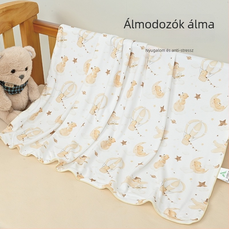 Újszülött babafogó takaró - bambusz-pamut, 300–500 g, négy évszakos, Wheat Weave A063001/A063004