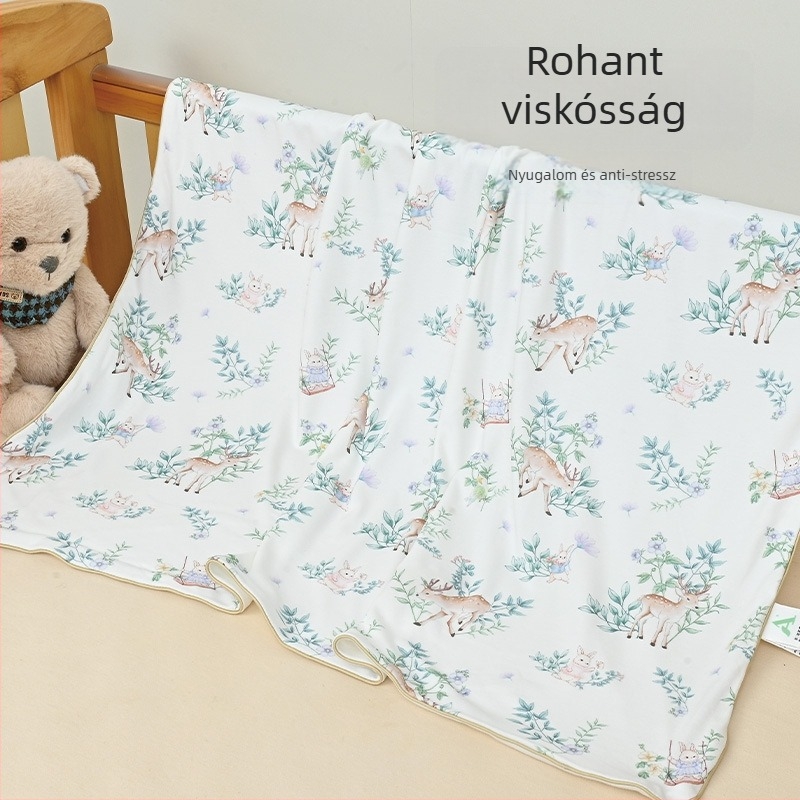 Újszülött babafogó takaró - bambusz-pamut, 300–500 g, négy évszakos, Wheat Weave A063001/A063004
