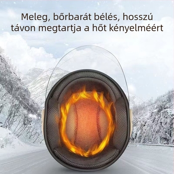 ABS anyagú sisak elektromos járművekhez, uniszex, őszi–téli meleg és fagytűrő, 3/4-es stílus, minden évszakra