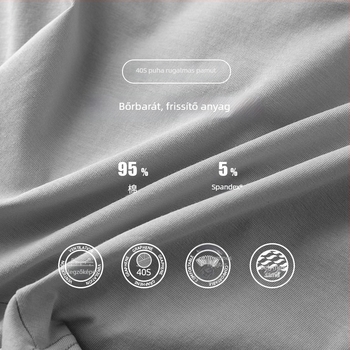 Férfi antibakteriális pamut középmagasságú boxer brief – lélegző kötött anyag, 95–100% pamut, pamut alapanyag