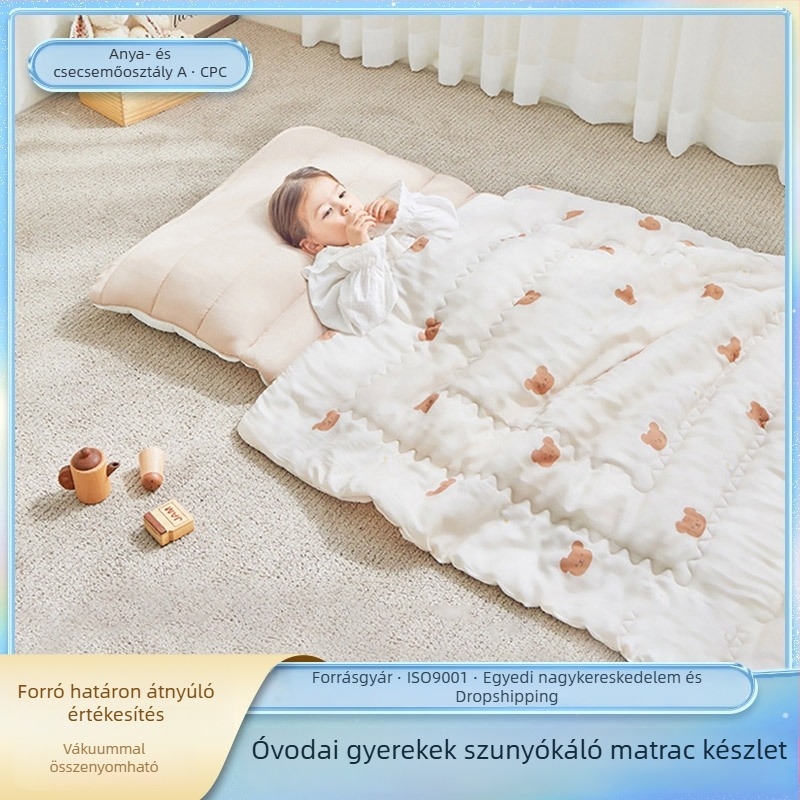 100% pamutból készült hőmérséklet-szabályozó pléd babáknak és gyermekeknek, könnyű 100–200 g, minden évszakban használható, testreszabható