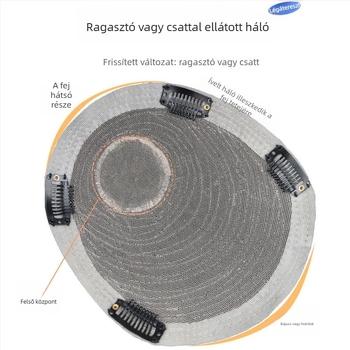 Férfi paróka természetes hajból, rövid, koreai stílus, légáteresztő, ősz haj fedése