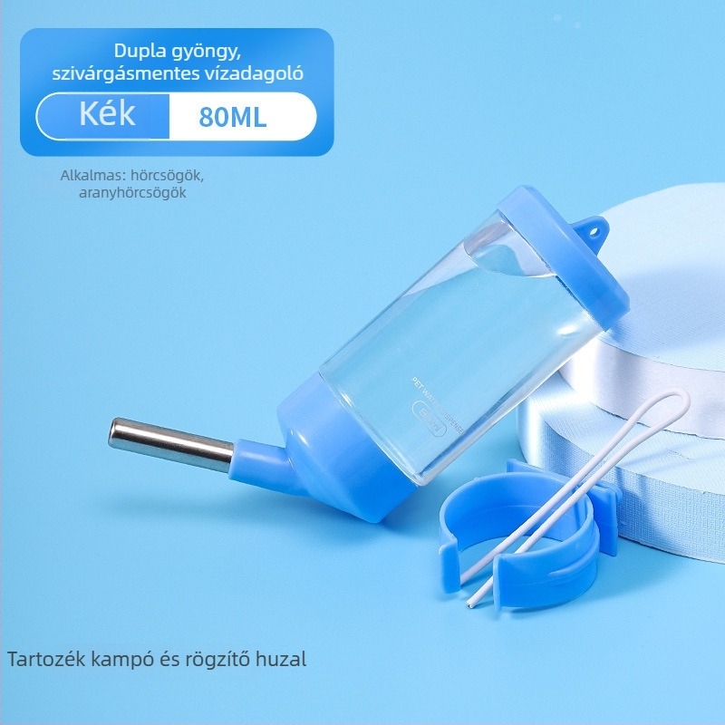 Automatikus itatószer kisállatoknak — rozsdamentes acél/plasztik, Weibi márka, licencelt magáncímke