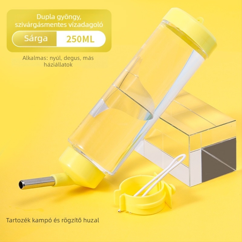 Automatikus itatószer kisállatoknak — rozsdamentes acél/plasztik, Weibi márka, licencelt magáncímke