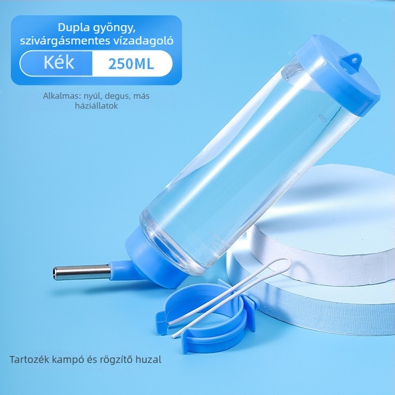 Automatikus itatószer kisállatoknak — rozsdamentes acél/plasztik, Weibi márka, licencelt magáncímke