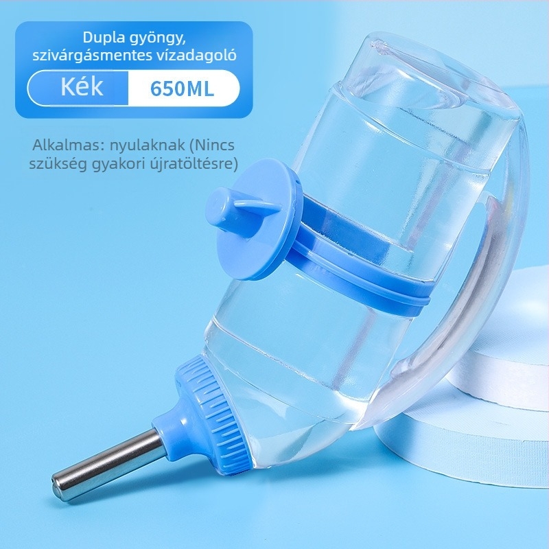 Automatikus itatószer kisállatoknak — rozsdamentes acél/plasztik, Weibi márka, licencelt magáncímke