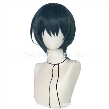 Byleth cosplay paróka, rövid haj, magas hőmérsékletű rost, eredeti animációs stílus