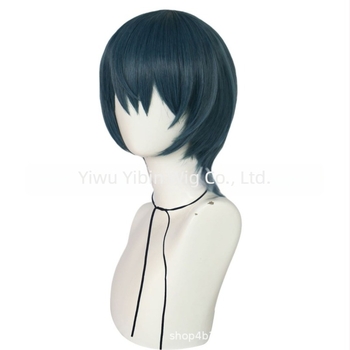 Byleth cosplay paróka, rövid haj, magas hőmérsékletű rost, eredeti animációs stílus
