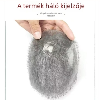 Guo Degang stílusú férfi paróka, fejbőr dizájnnal, rövid haj, kézzel szőtt, valódi hajból, nem festhető és nem dauerolható