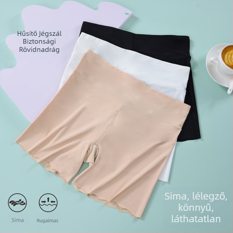 Női Ice Silk seamless leggings, középmagas derék, anti-expozíció és csípőemelés.