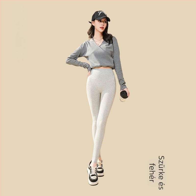 Női pamut Barbie leggings, magas derék, elasztikus, karcsú szabás, varrásmentes, plusz méret