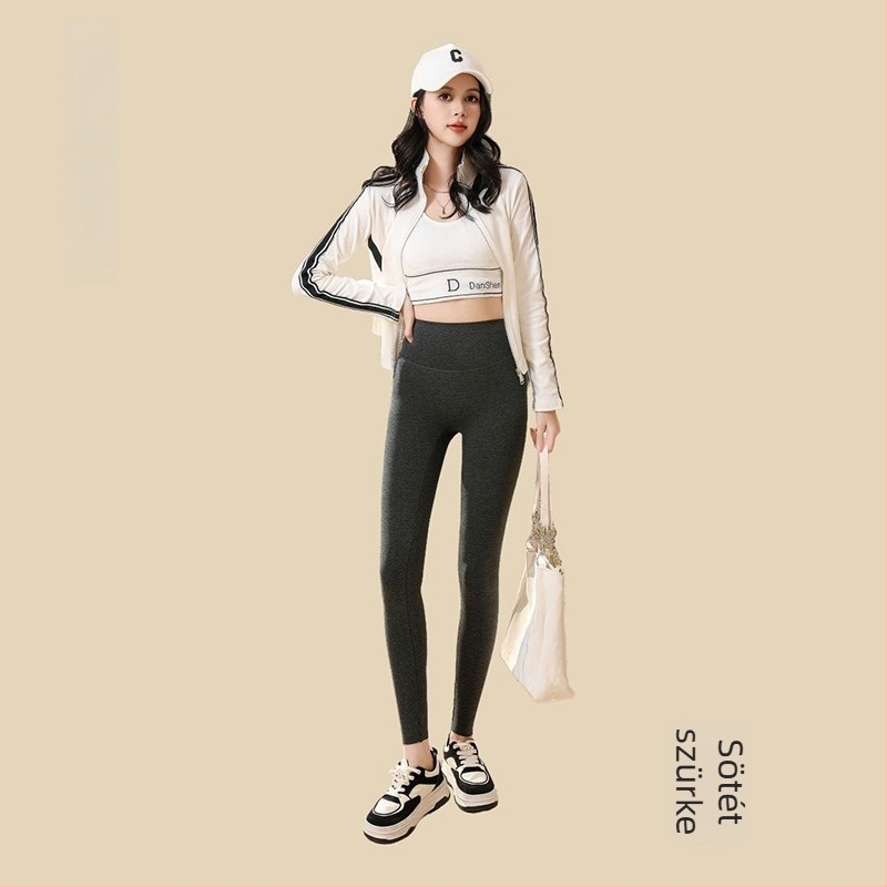 Női pamut Barbie leggings, magas derék, elasztikus, karcsú szabás, varrásmentes, plusz méret