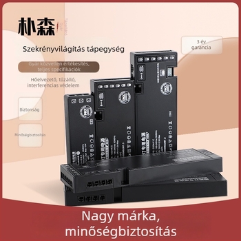 LED szekrény világítás kapcsoló táp, 12V/24V, DuPont csatlakozó, IP20, CE, 99% hatékonyság