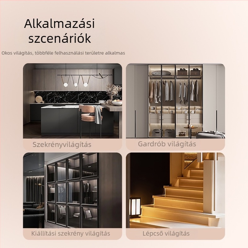 LED szekrény világítás kapcsoló táp, 12V/24V, DuPont csatlakozó, IP20, CE, 99% hatékonyság